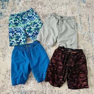 Eddie Bauer Multicolor Bundle Of 4 Board Shorts Boys Size M